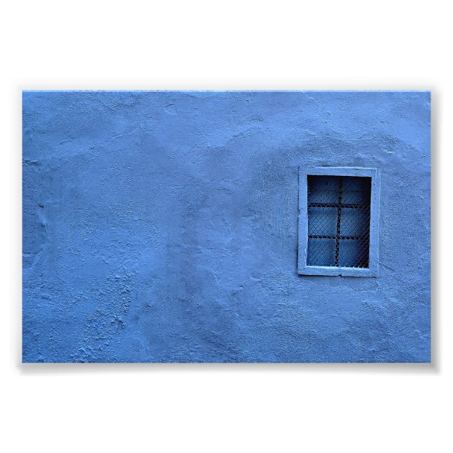 Pared azul - Impresión fotográfica (Frente)