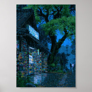 Pared ciberpunk de arte pixelado retro
