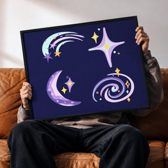 Pared de lienzo celestial caprichoso Starlight & G (Subido por el creador)