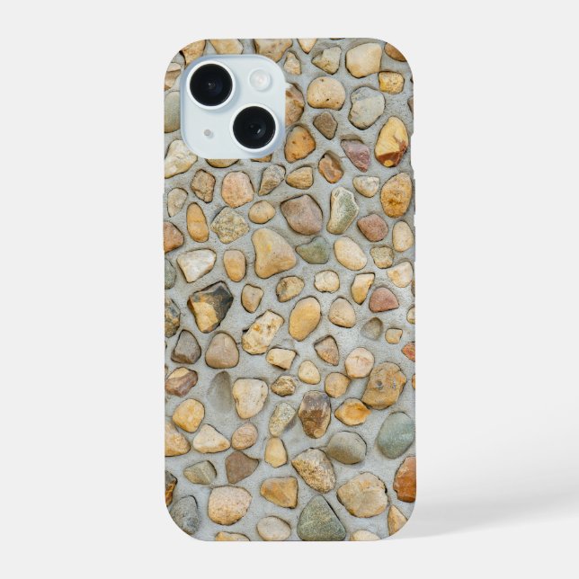 Pared de Piedra Rustica con Guijarros (Reverso )