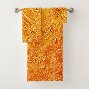 Pared defectuosa con textura amarilla y naranja