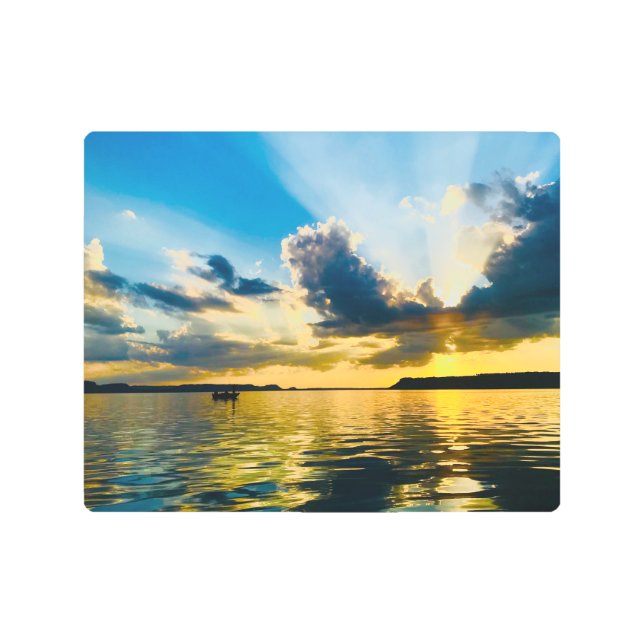 Pared metalizado Arte Hermoso Sunset (Anverso)