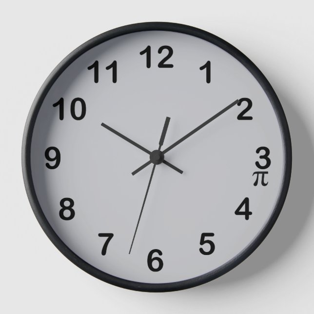Pared Reloj de Pi (Anverso)
