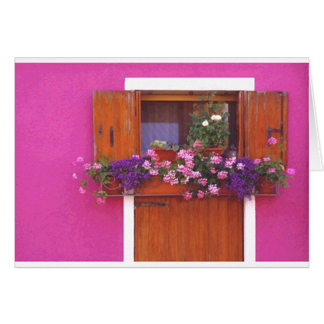 Pared rosada en Burano (Anverso (Horizontal))