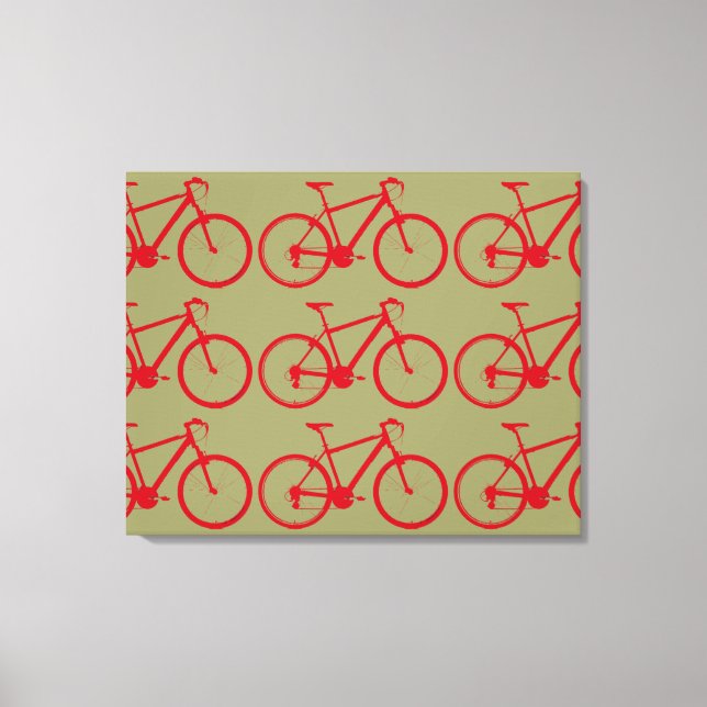 paredes de decoración de bicicletas rojas (Anverso)
