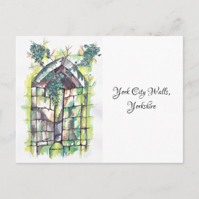 Paredes de la ciudad de York postal (Anverso)
