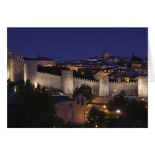Paredes de pueblo de Los Cuarto Postes, atardecer