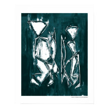 Pareja Arte Abstracto Contemporáneo MC Belkadi 16x