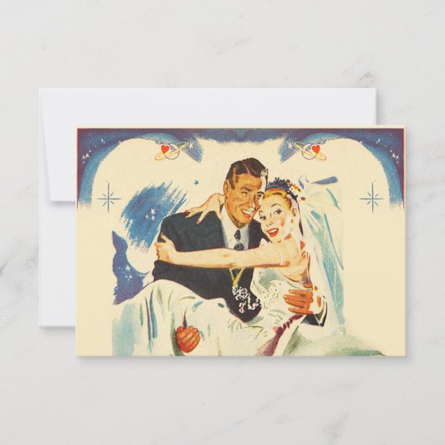 Pareja Boda romántica (Anverso)