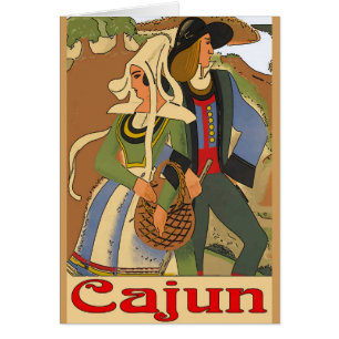 Pareja cajún con robles