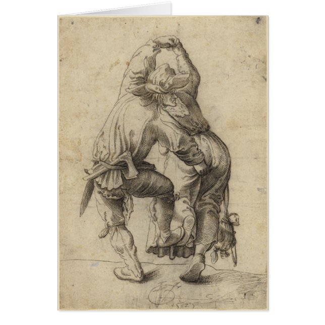 Pareja campesina bailarina (Frente)