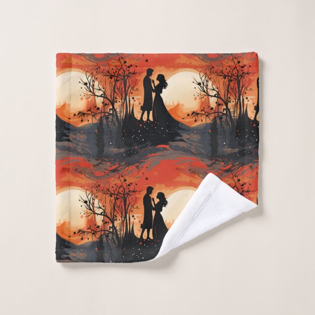 Pareja cariñosa  (Toallita)