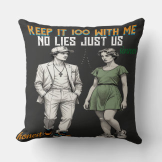 Pareja de ángeles simbólicos Cojín decorativo
