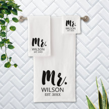 Pareja de aniversario de boda con letra de pincel 