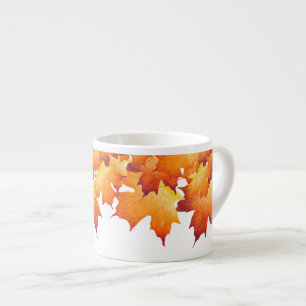 Pareja de arce en una taza de espresso