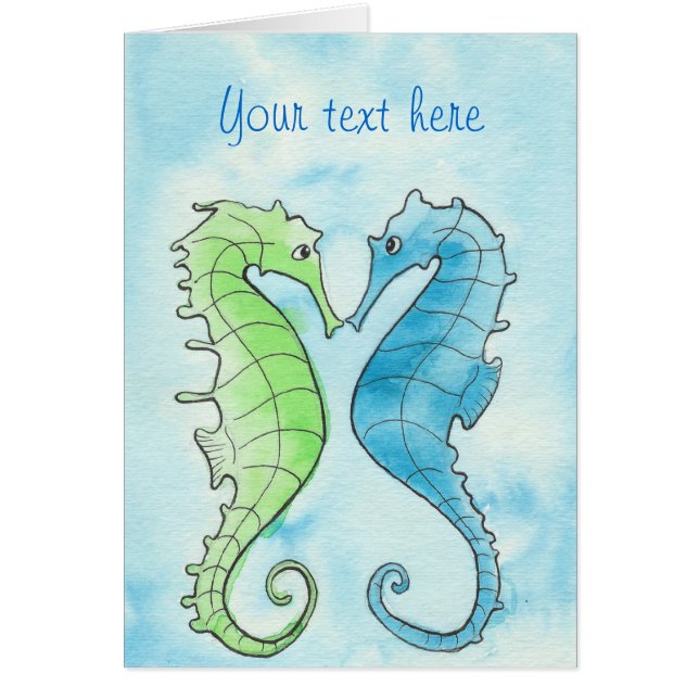 Pareja de caballito de mar (Frente)