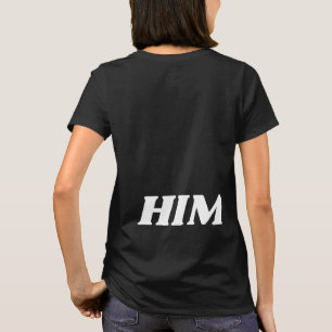 Pareja de camisetas de Him [CC-CatCow]