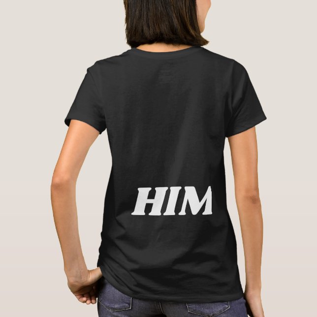 Pareja de camisetas de Him [CC-CatCow] (Reverso)