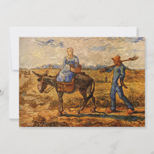 Pareja de campesinos por Vincent van Gogh Invitaci