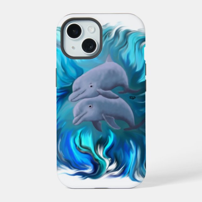 Pareja de delfines (Reverso )