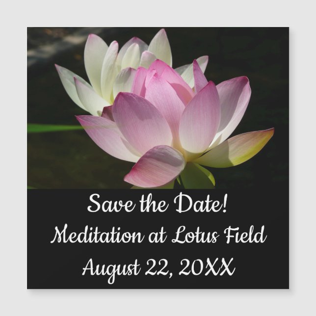 Pareja de flores de Lotus II (Anverso)