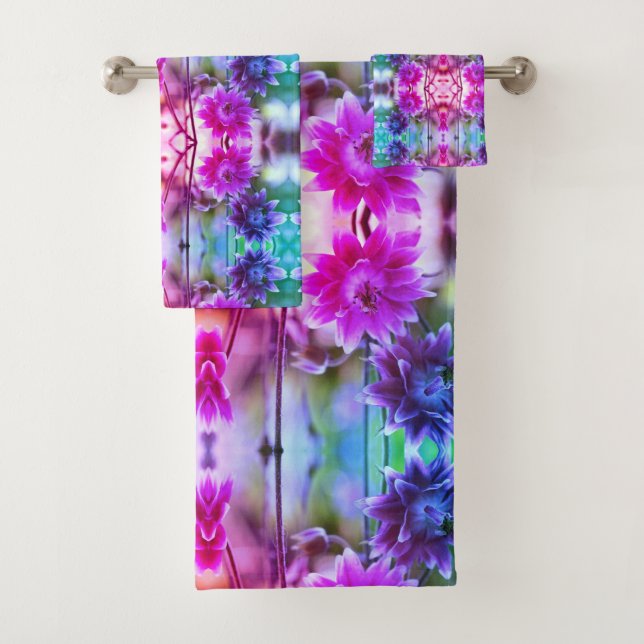 Pareja De Flores Rojas Y Blancas Resumen De Arte (In situ)