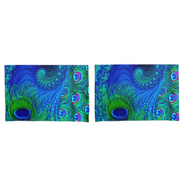 Pareja de Fundas Peacock Pillow (Anverso - Set)