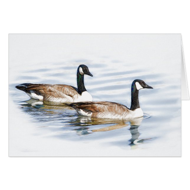 Pareja de Geese (Anverso (Horizontal))