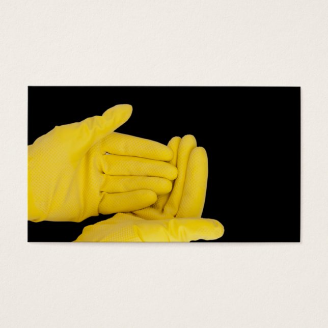 Pareja de guantes de látex (Frente)