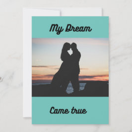 Pareja de Invitación de Boda con Personalizar de A