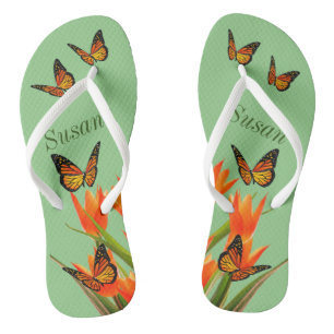 Pareja de mariposas sabeantes de chanclas