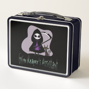 Pareja de Parca de Grim Reaper adorable