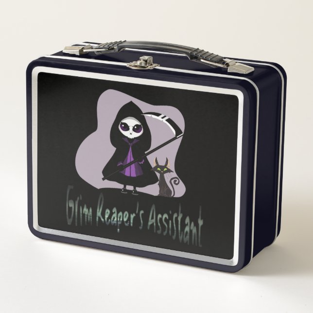 Pareja de Parca de Grim Reaper adorable (Anverso)