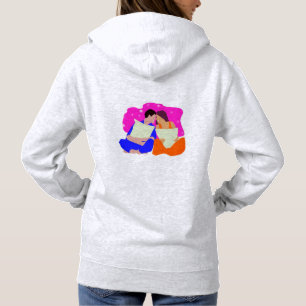 Pareja de sudaderas con capucha básica