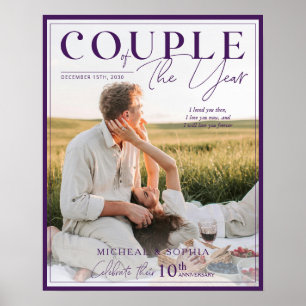 Pareja del año Violet Edge Foto Portada Póster