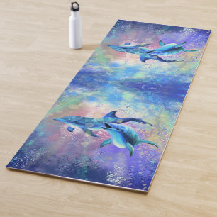 Pareja delfín Yoga Mat