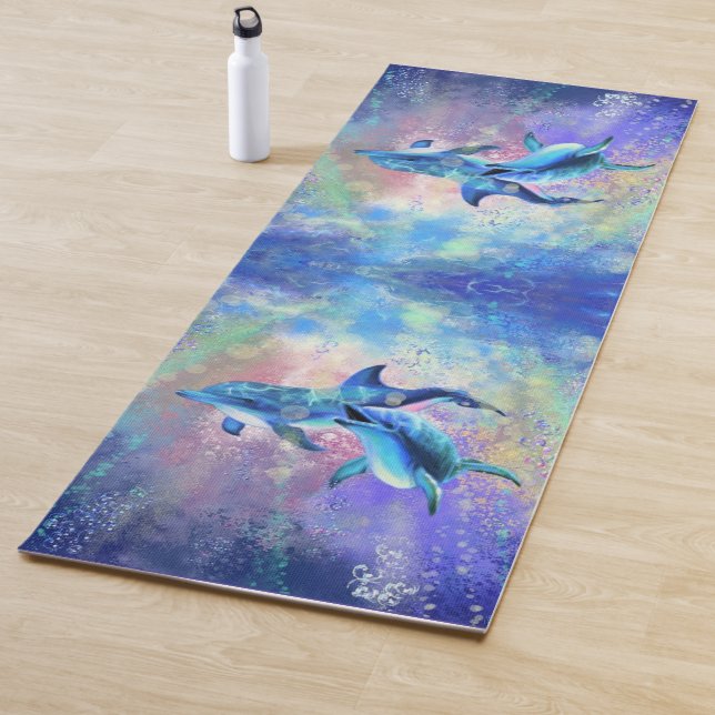 Pareja delfín Yoga Mat (In situ)
