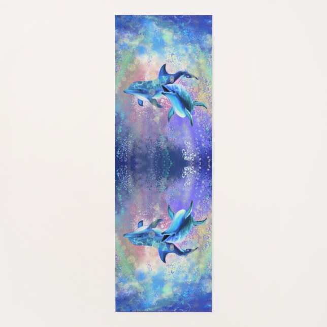 Pareja delfín Yoga Mat (Anverso)