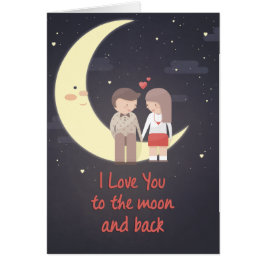 Pareja en la luna