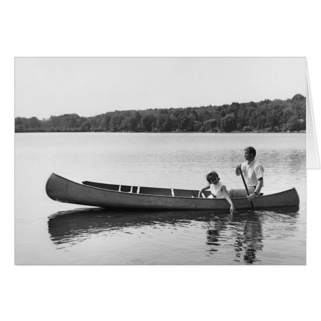 Pareja en una canoa (Anverso (Horizontal))