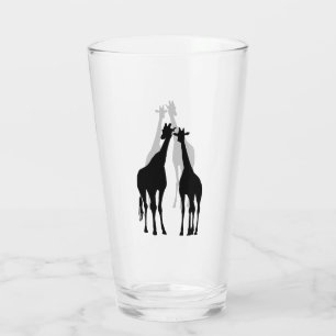 Pareja Giraffe Glass