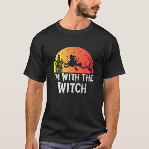 Pareja Halloween Su Y Sus Camisetas Estoy Con El W