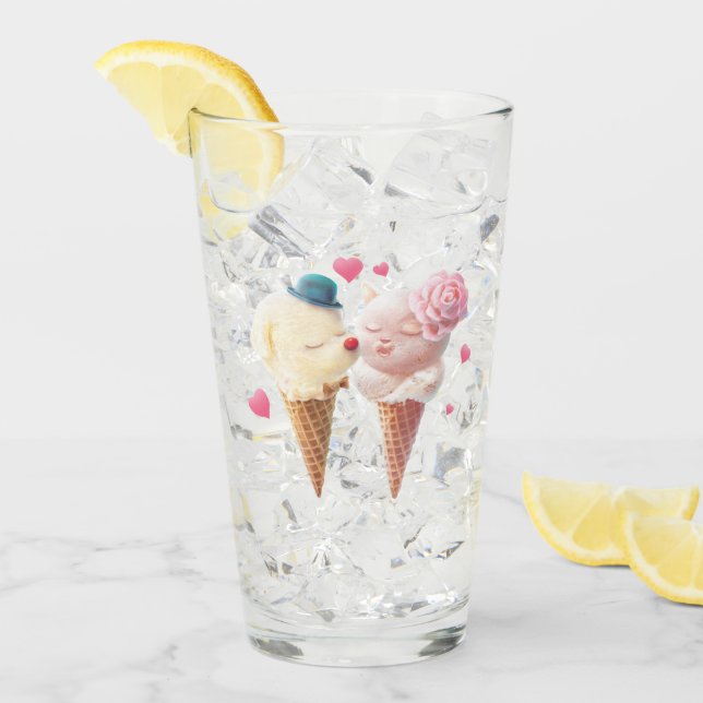 Pareja helada - amor al primer ladrillo (Anverso (hielo))