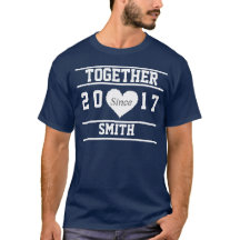 Pareja "Juntos Desde..." Camiseta