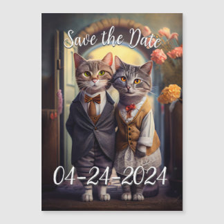 Pareja Kitty - Salva La Fecha, Personalizable