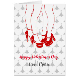 Pareja lesbiana besándose en el Día de San Valentí