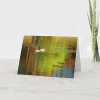 Pareja Mallard - Tarjeta de cumpleaños