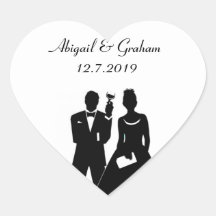 Pareja perfecta de sellos de invitación