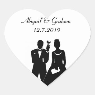 Pareja perfecta de sellos de invitación