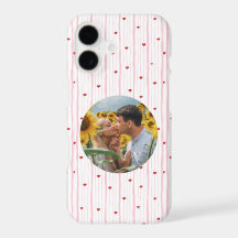 Pareja Romántica  Franja de Corazón Rosa